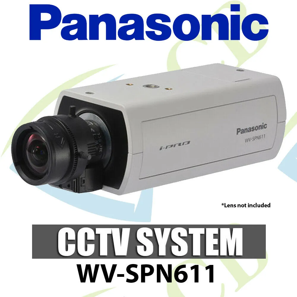 Panasonic WV-SPN611 1.3MP Indoor Box IP Security Camera 60fps CCTV Optical Zoom
