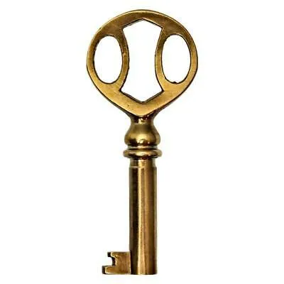 HMV Key - HMV 163 Gramophone Key Brass - HIS MASTERS VOICE Key - ref.k921