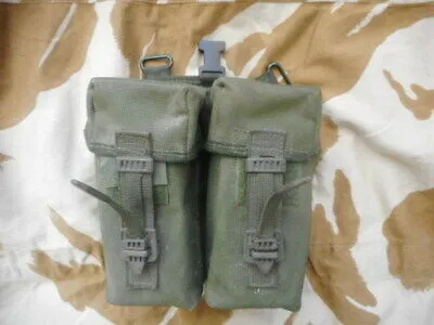 GENUINE british army GULF WAR 1 og green PLCE WEBBING LEFT amm0 POUCH b20 sas