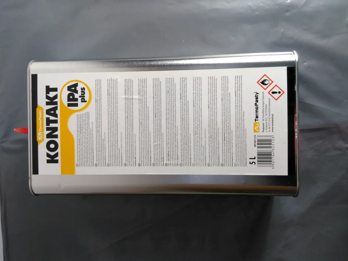 ALCOHOL 99.9% PURE IPA Isopropanol Isopropyl // GERMS BACTERIA KILLER -5000ml 5L