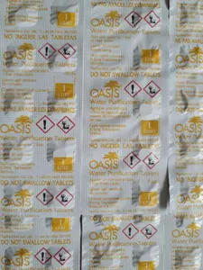 OFFICIAL 5000 tablets OASIS WATER PURIFICATION TABLETS BULK PURIFYING EXP 2027