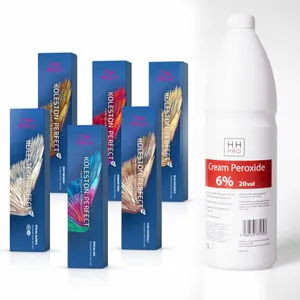 4xWella Koleston Perfect ME+Hair Colour(6/00)/HHPro Peroxide Developer 6% 1000ml