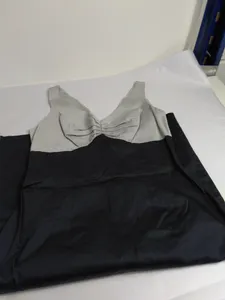 BNWOT Ladies BODEN Colour EVENING Party DRESS Sleeveless Grey Black SIZE 12