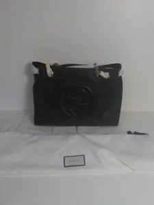 Genuine Gucci Soho Large Leather Chain Shoulder Handbag Black RRP £1,800