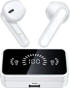 FADACHY Wireless Earbuds,Bluetooth 5.3 Headphones with ENC Noise Cancelling Ear