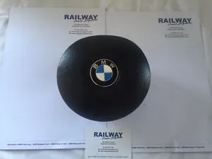 BMW 3 5 X5 Series E39 E46 E53 Sport Steering Wheel Driver's Hub Cap 331096808...