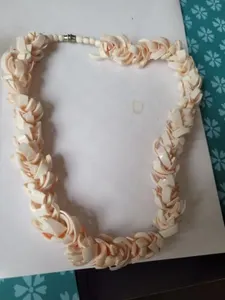 Antique Real Pink Coral Choker Necklace