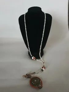 FIVA Mother Of Pearl Ceramic Bead Necklace