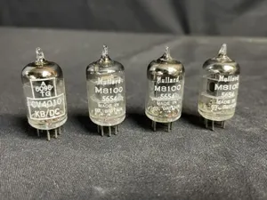 Mullard M8100/4010 x4 Valve/Vacuum tubes, Tested Working