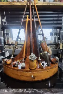 Antique Swedish silver smoking pipes