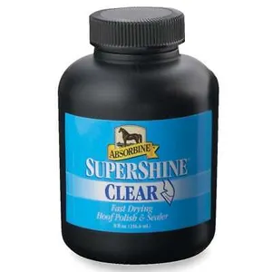 2x 237ml - Absorbine Supershine Hoof Polish | Horse Grooming | Black