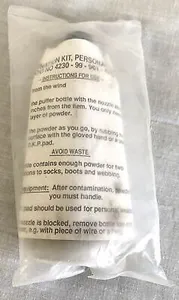 British Military Issue NBC Decontamination Powder Kit Personal No.2 Mk.1