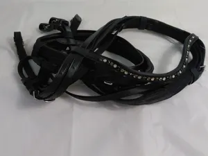 Busse Comfort Padded Bridle Reins w/ Jewel Detail  (XWB)