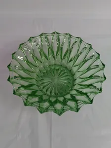 Vintage Green/Yellow Fruit Bowl