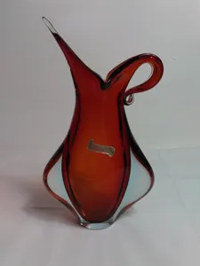 Vintage Murano Sommerso Art Glass Pitcher