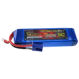 11.1V 3700mAh 3S RC LiPo Battery 65C - XT60