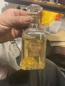 Antique Perfume Bottle Whysall & Sons Grantham With Contents