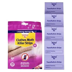 BULK - Zero In - Moth Killer Strips - 200 Strips