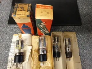 JOB LOT 4 x MARCONI MULLARD GEC OSRAM U14 , DW4/500 Valve Tube