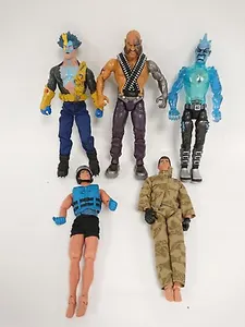 Vintage Rare Action Figures Collection - 5 Unique Collectible Characters