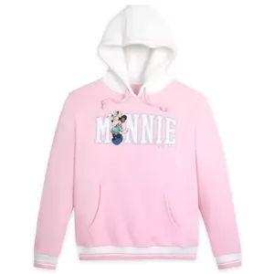 Disney Minnie Mouse Pullover Hoodie for Women New Size M