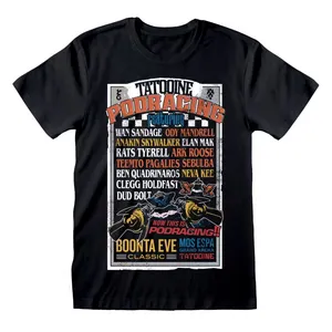 Tatooine Podracing T-Shirt For Adults, Star Wars: The Phantom Menace - L