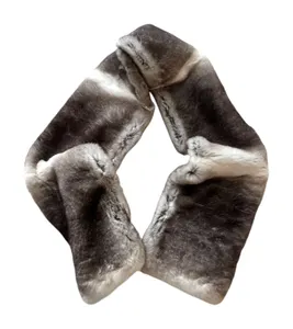 CELINE Tippet Grey Orylag Shawl Stole Fur Muffler Shoulder Fashion Ladies