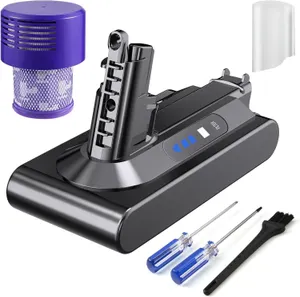 Rapthor Battery for Dyson V10, 25.2V 75.6Wh SV12 Replacement Battery Compatible