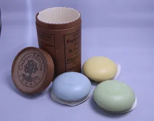 VINTAGE Crabtree & Evelyn wooden box. RARE COMPLETE WITH ORIGINAL SOAPS