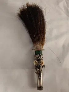 Stunning Vintage Lucky Horse Hair Pin Badge Brooch c.1920 Art Nouveau Jewellery