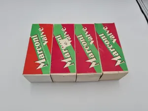 Matched Quad 4x Vintage 1960s GEC KT66 Marconi Brown Base Valves Tubes *Tested*