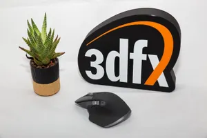 3dfx Voodoo USB powered lightbox-Sign-Lamp (Vintage, Retro gaming)