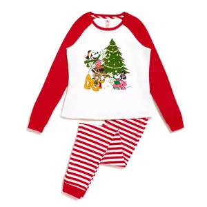 Mickey Mouse and Friends Festive Family unisex Matching Pyjamas - M