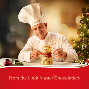 Lindt Teddy Milk Chocolate Advent Calendar 2025 - 250g Festive Gift