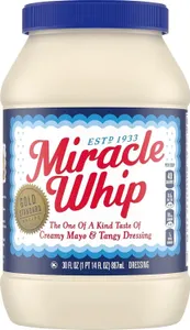 4x Miracle Whip Dressing 30 floz (887ml) Creamy Mayo Tangy Salad Spread