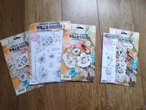 AALL & CREATE Bundle: Blooming Field & Friendship Stamps Dies Olga Heldwein