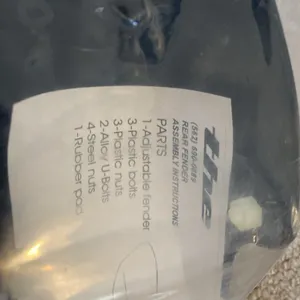 THE Seatpost Mounted Rear Fender Mudguard Retro Rare MTB Black NEW