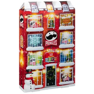Pringles 12-Day Advent Calendar 12x40g Crisps Tubs Christmas Xmas NEW