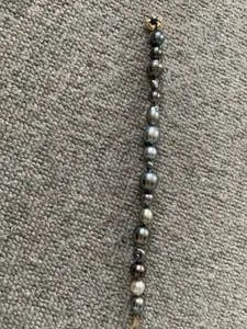 Kamoka Tahitian Pearl Harvest Bracelet 14k Gold Clasp Genuine Fine Jewelry