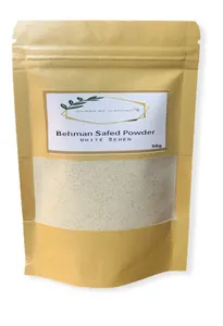 Organic Behman Safed White Behen Sage Powder 50g Centaurea Behen New
