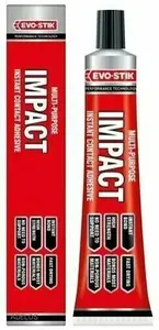 10 x Evo-Stik 347908 Instant Impact Contact Adhesive Glue – 65g Tubes Large Size