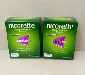 New Nicorette Inhalator 15mg - 2 Packs (72 Total) Nicotine Replacement