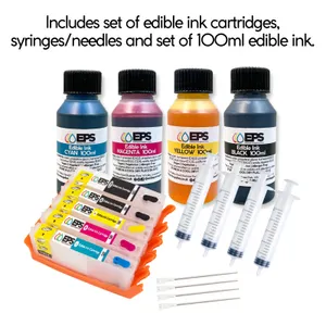 Edible Printer Kit - EPS Canon TS705a Edible Printer, Edible Ink & Wafer Paper