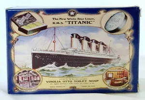 RMS Titanic Soap 170g Authentic Vinolia Cream Otto Toilet Bath White Star Liner