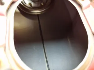 Honda VFR800 VTEC Fuel Tank Red Dented Internally Clean 2002-2009