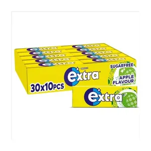 New 60 Packets Wrigleys Extra Sugar Free Apple Flavour Chewing Gum