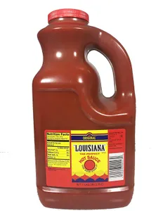 4 x Louisiana Hot Sauce 1 Gallon (3780g) Bottles New
