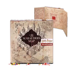 New Harry Potter Marauders Map Jelly Belly Christmas Advent Calendar Trivia Ed.