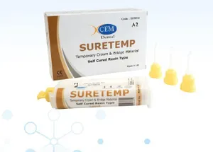 SURETEMP - Dual paste temporary crown & bridge dental material 50ml (Shade A3)