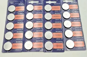 New Sony CR2032 CR2016 Lithium Coin Cell 3V Batteries 20 Pack Fobs Remotes
